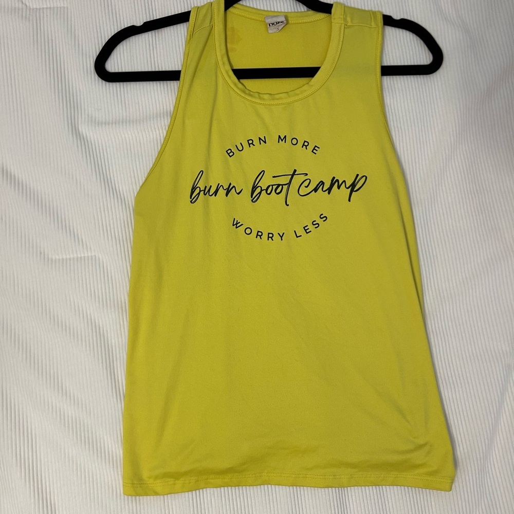 Burn Boot Camp Burn More Worry Less Tank Top